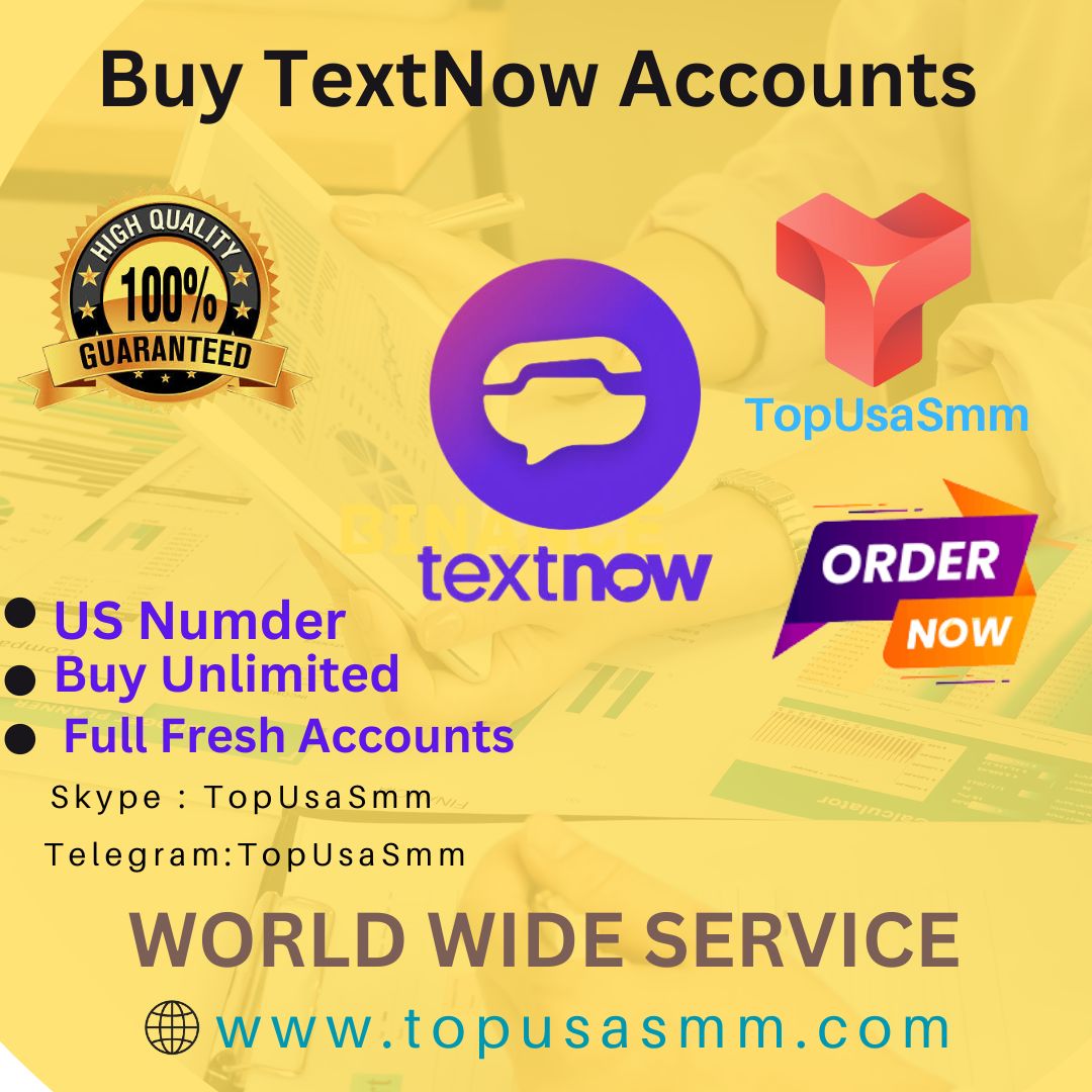 Buy TextNow Accounts - TopUsaSMM