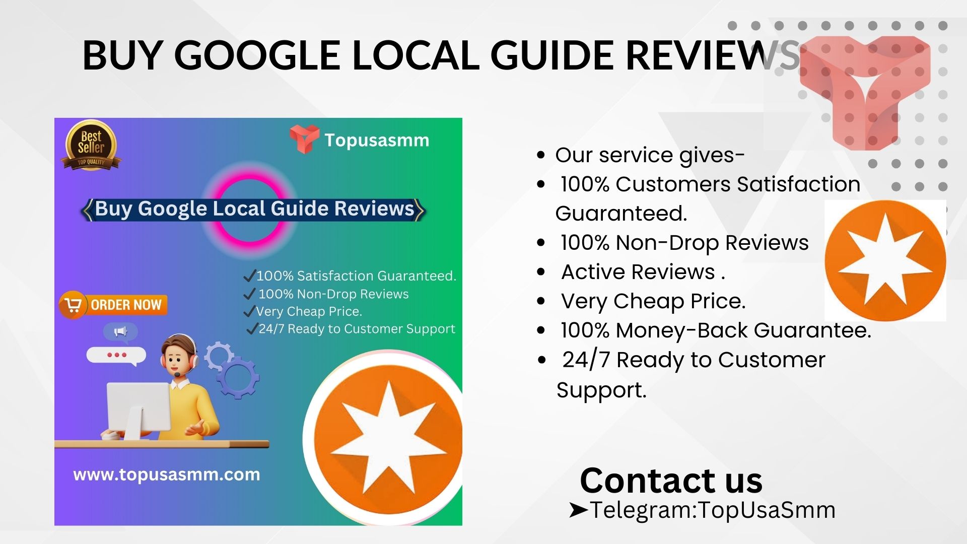 Buy Google Local Guide reviews